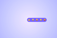 The picker is now horizontally hanging on the left side of the selet in a pill sort of shape