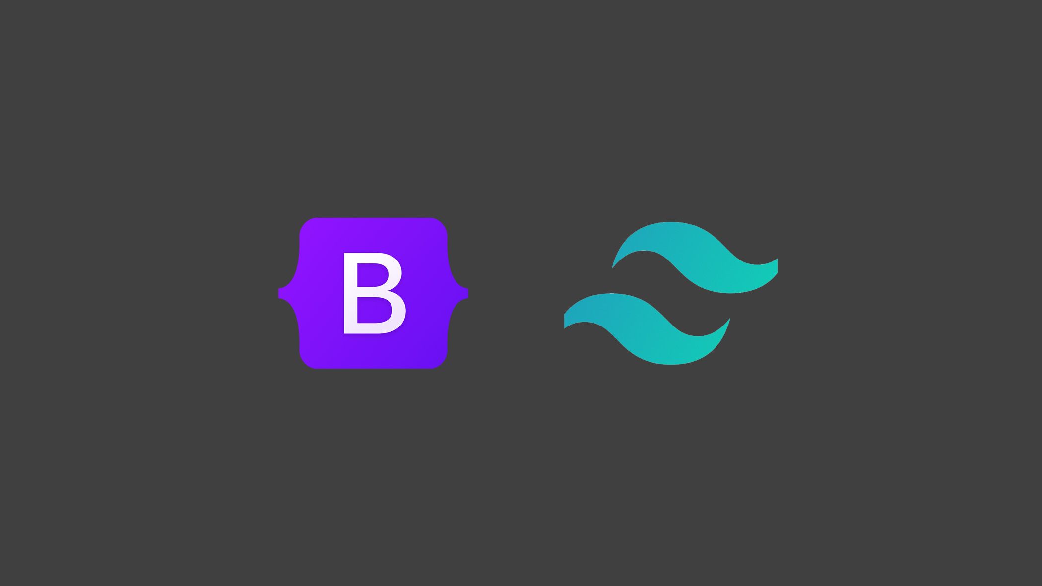 Bootstrap & Tailwind logo