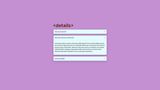 accordion in html and css
