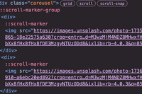 psuedo-classes of the scroll markers in chrome devtools