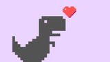 Dino with heart