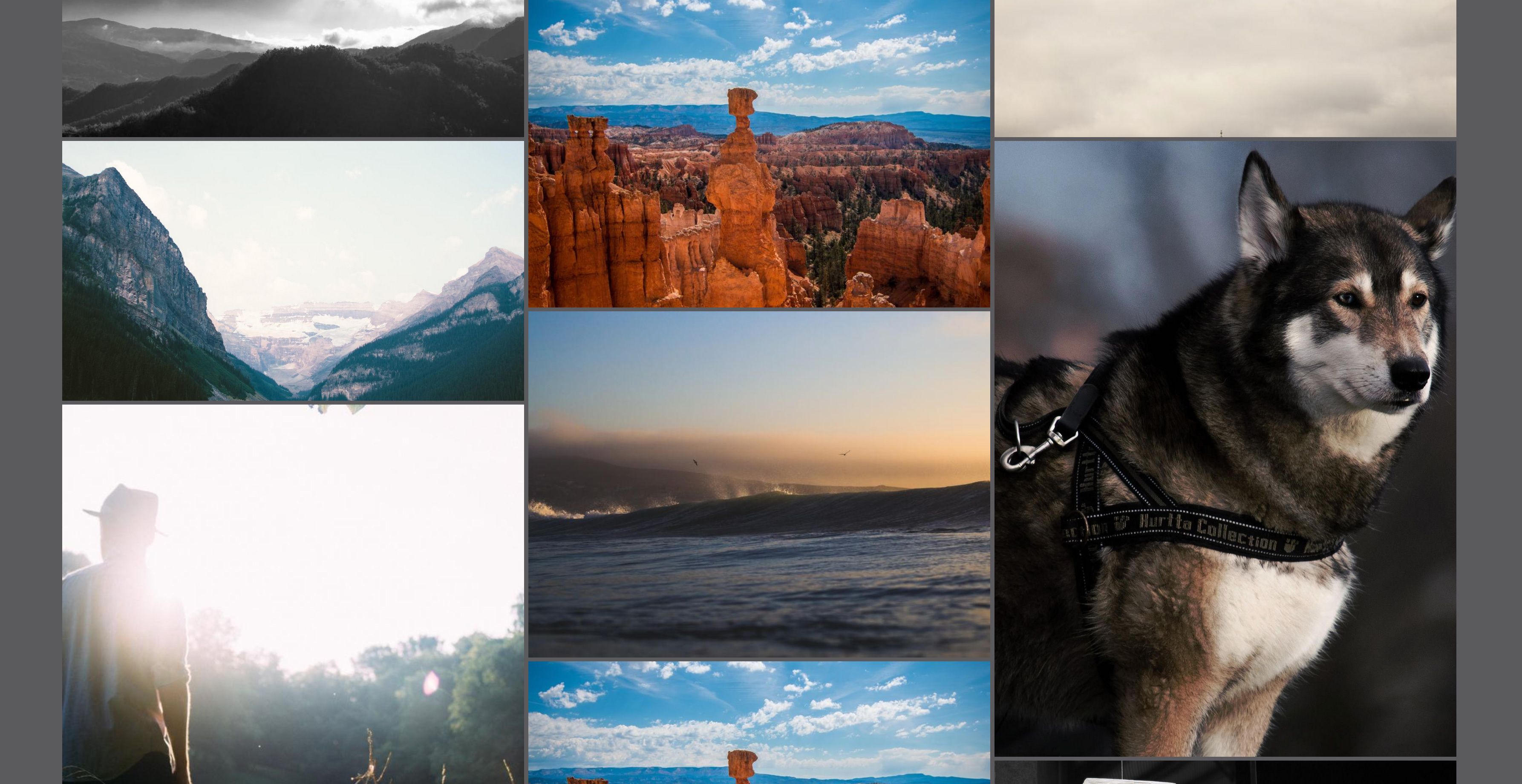 A masonry grid with CSS