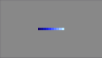 A pattern of 10 colors ranging from dark to light blue against a gray background