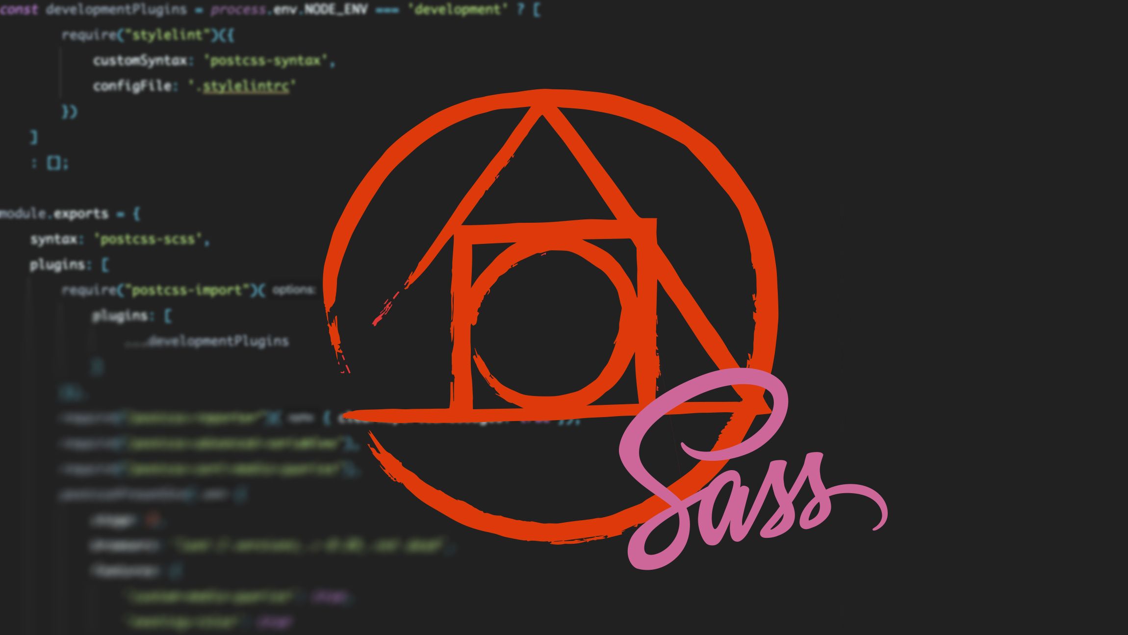 Post CSS and Sass logo