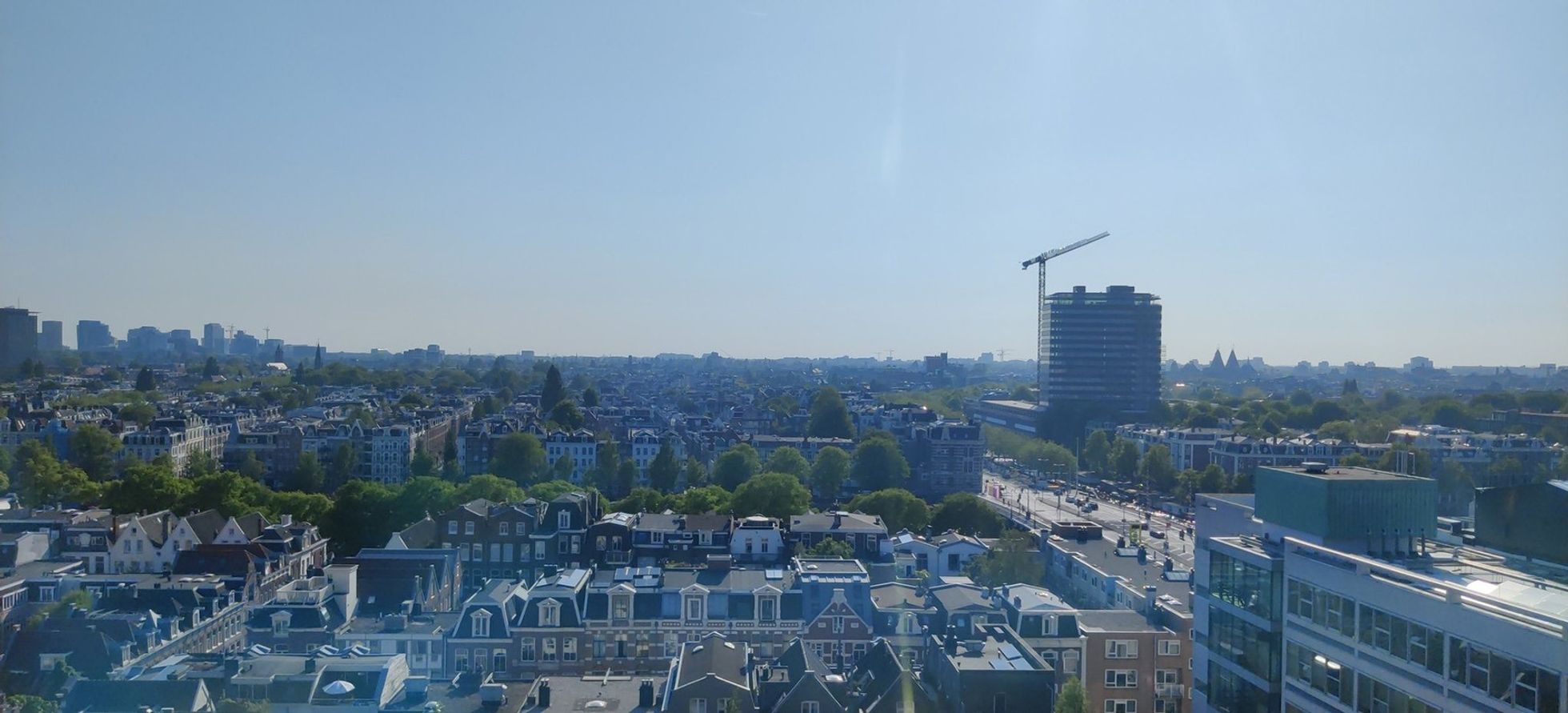 Amsterdam skyline view from Kohnstammhuis